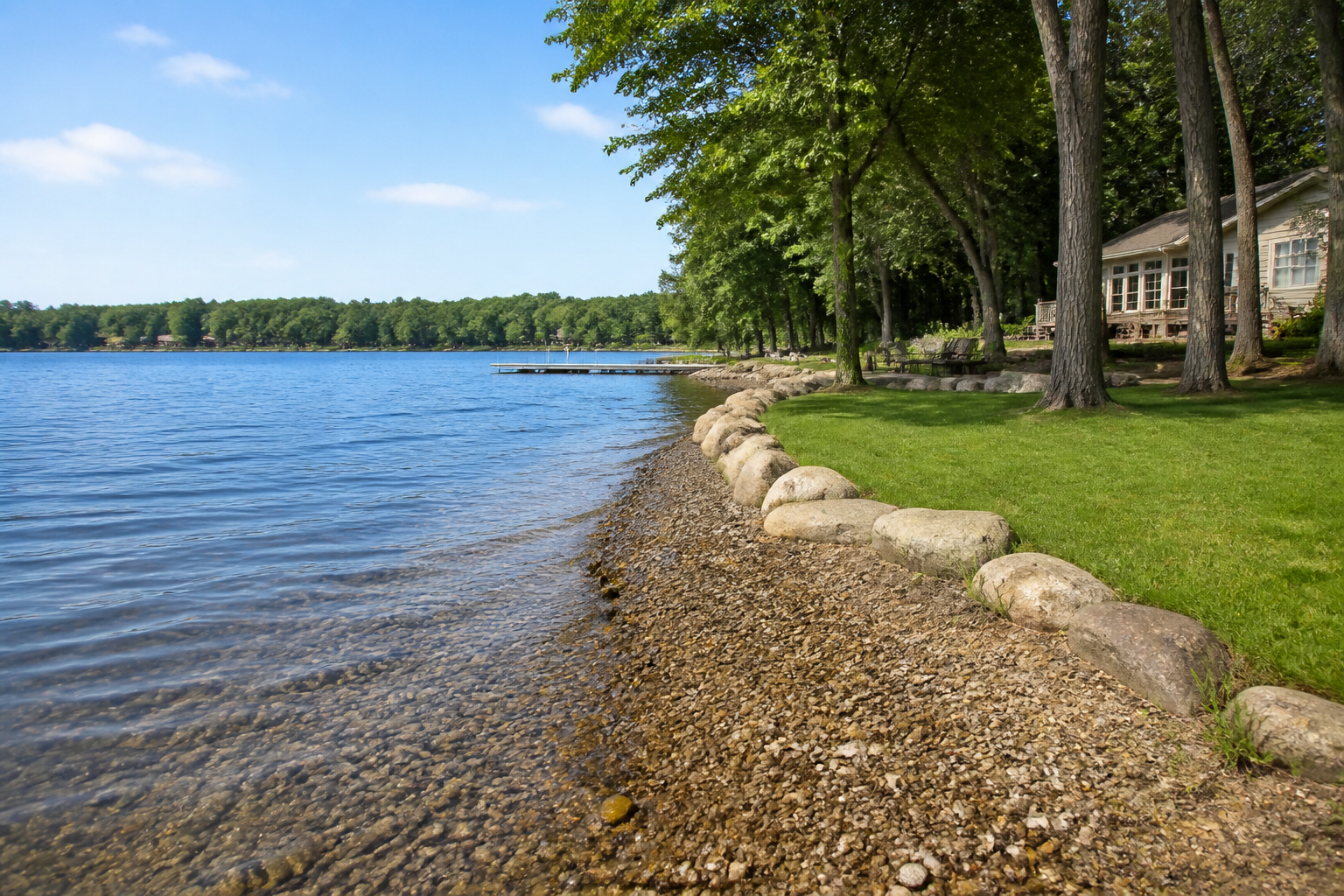 Shoreline Weed Removal service